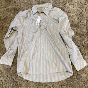 Uniqlo XL Cotton Broadcloth Long-Sleeve Shirt